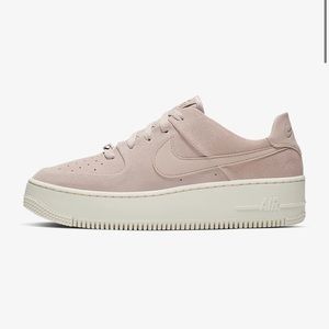 Suede Pink Air Force 1s